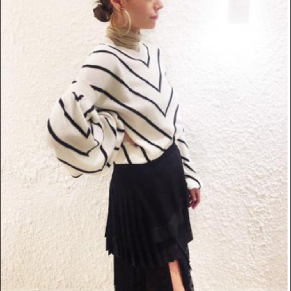 Zimmermann bubble sleeve sweater